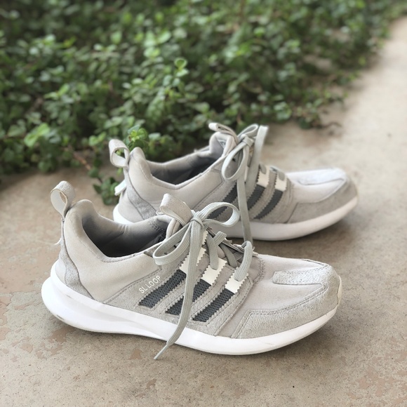 Adidas zapatos hombre corriendo zapatilla poshmark lazo gris claro SL Adidas zapatos hombre corriendo zapatilla poshmark lazo gris claro SL